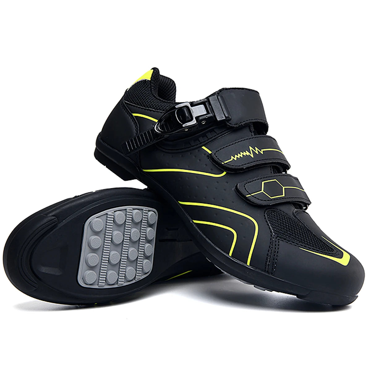 Neue Fahrrad-Sneaker für Herren mit Cleats – Speed-Fahrradschuhe für Damen, Fahrradschuhe mit Gummisohle