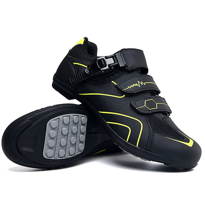 Neue Fahrrad-Sneaker für Herren mit Cleats – Speed-Fahrradschuhe für Damen, Fahrradschuhe mit Gummisohle