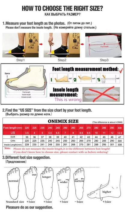 ONEMIX Casual-Laufschuhe, atmungsaktive Sommer-Joggingschuhe für Herren, leichte Gym-Schuhe für Damen, Outdoor-Dämpfungs-Sportschuhe für Herren