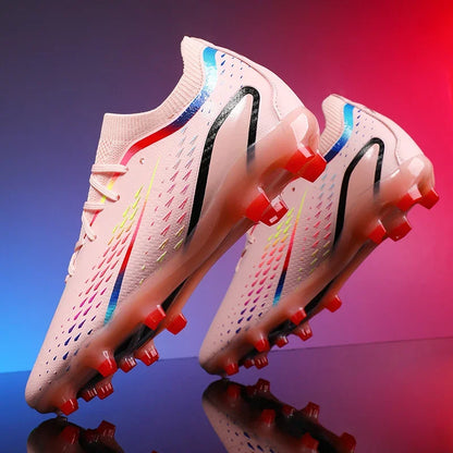 Nouveaux hommes chaussures de Football ultralégères TF/FG bottes de Football professionnelles unisexe antidérapant de haute qualité en gros livraison directe formation