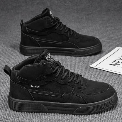 Breathable Men's Casual Shoes Skate Shoes Mid-Top Breathable Versatile Sports Shoes Suitable for All-Day Wear