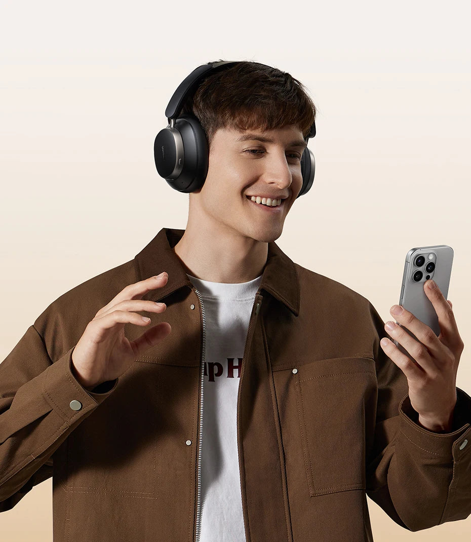 Cuffie wireless UGREEN Studio Pro ANC 48dB – Cuffie over-ear Bluetooth 6.0 Hi-Res LDAC con 120H di autonomia