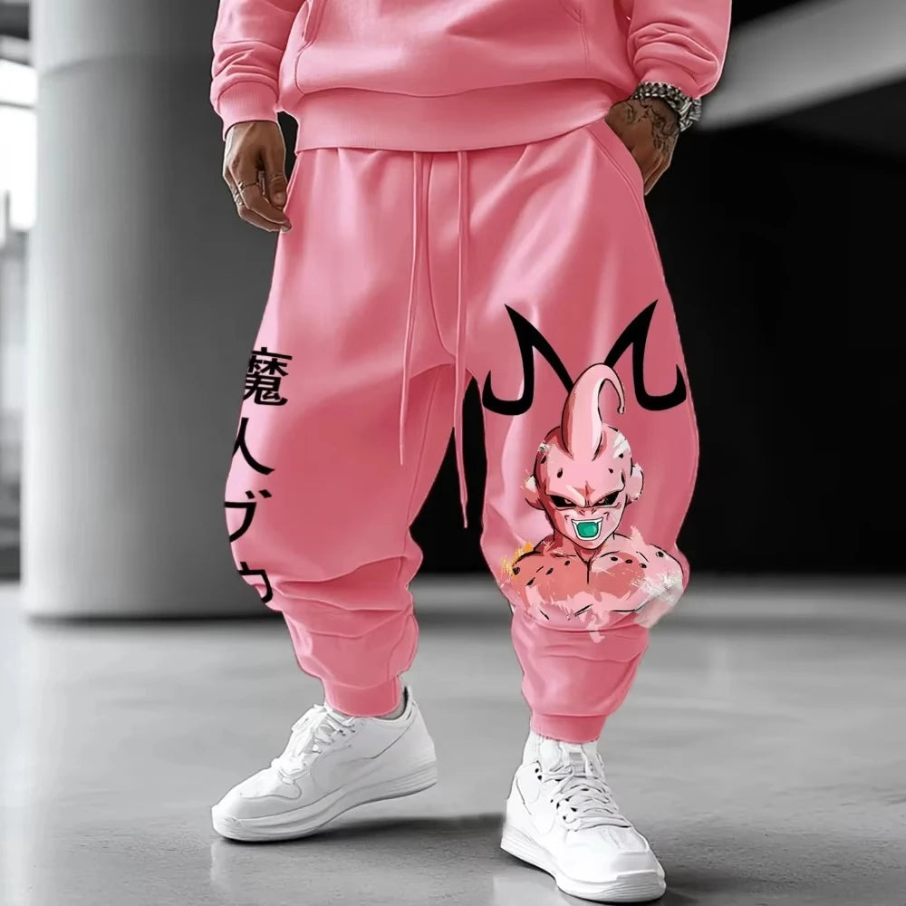 Pantaloni da uomo Dragon Ball Sportswear Broly primavera, autunno e inverno, anime giapponese, jogger Y2K Harajuku in cotone