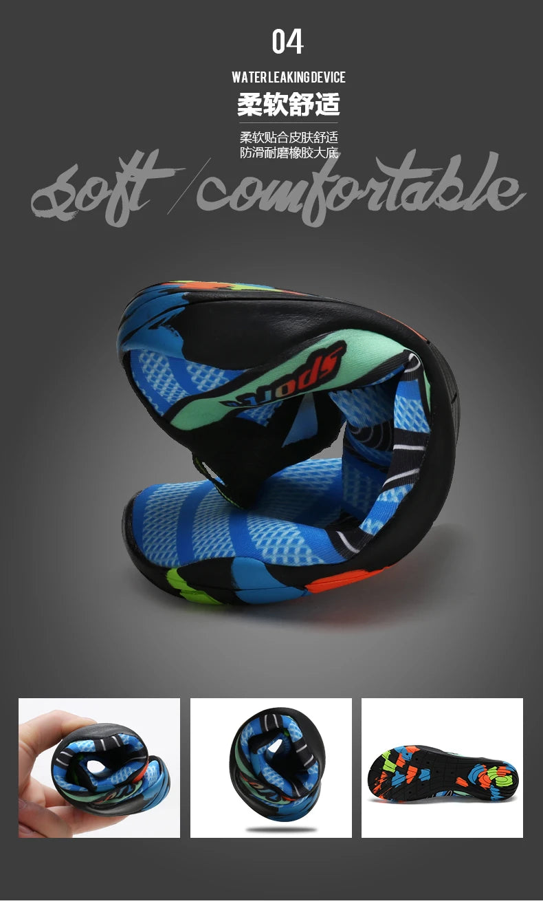 Aqua Shoes Quick Dry Beach Water Shoes Unisex Swim Aqua Slippers Barefoot Surfing Upstream Sneakers Light Summer Outdoor Socks