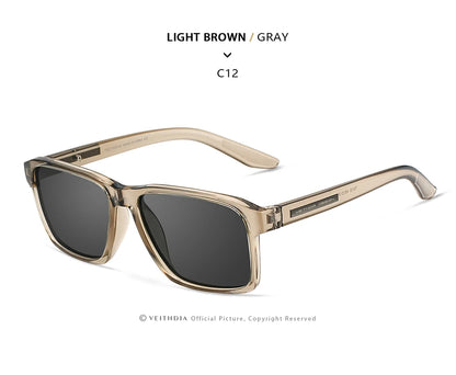 VEITHDIA Polarized UV400 Sunglasses Fashion Photochromic Gradient Mirror Lens Sports Driving Eyeglasses for Men And Women X7919