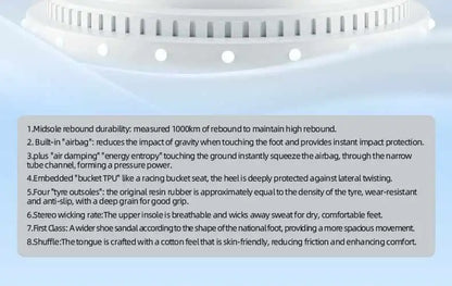 Onemix New Original Men’s Running Sports Shoes Shock Absorption Soft Lightweight Breathable Mesh Non-Slip Cushioning Sneakers