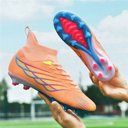 2026 New Superfly FG Football Boots Outdoor Soccer Cleats Black Shoes Soft Sport Professional Breathable Comfortable Boots