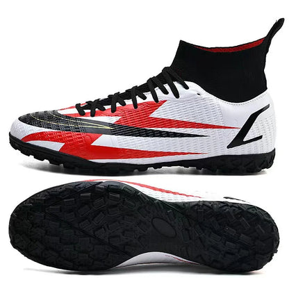 2025 New Long Nail Large Size Football Shoes Teenager Ankle Anti-slip Training Latest Sneakers FG/TF Soccer Shoes