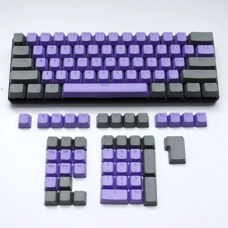 106 Keys Grey Red Keycaps PBT Specials Keycap Backlit Two-Color Key Caps For MX Switch 61/87/104 Mechanical Keyboard