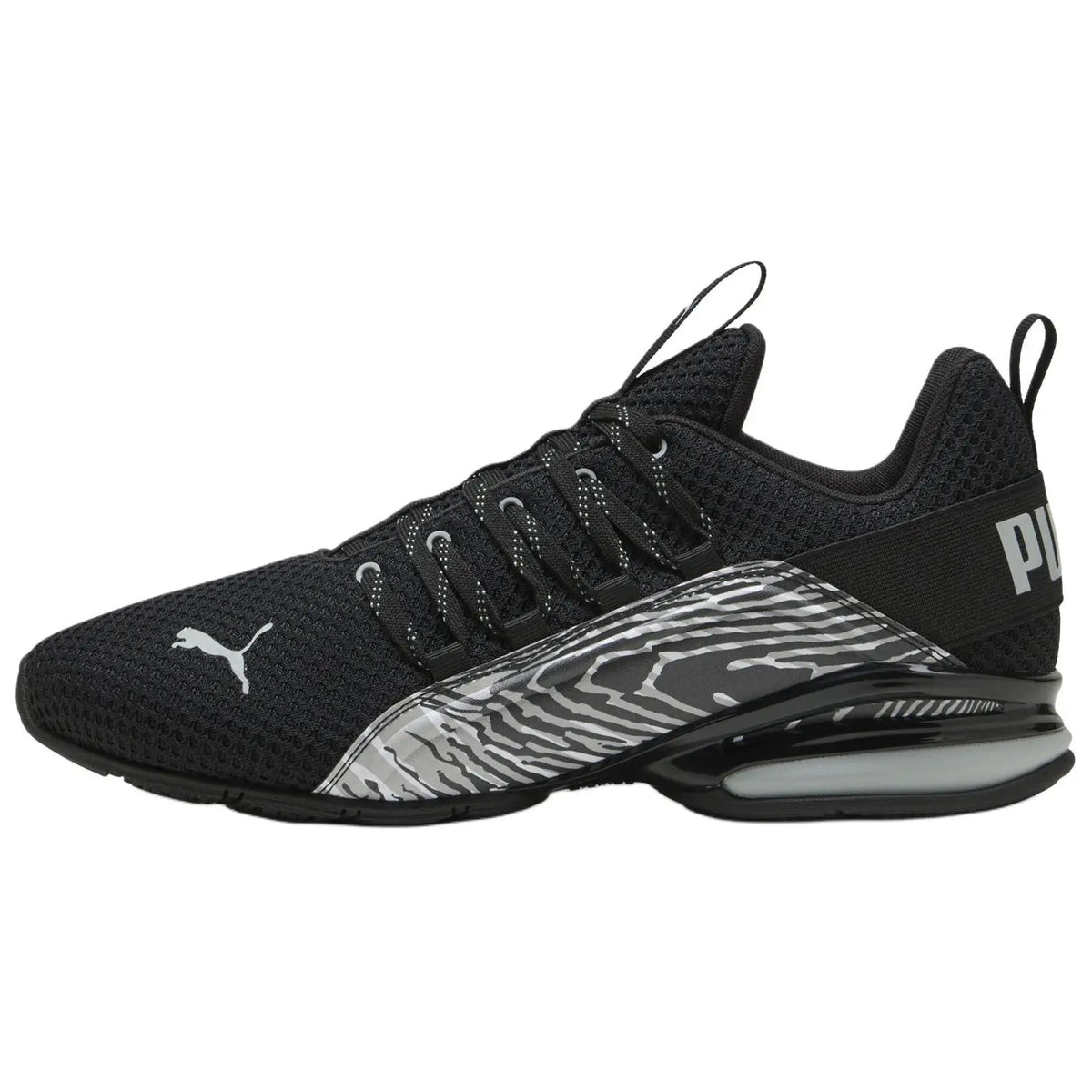 Chaussures de course basses Puma Axelion Bio, confortables, antidérapantes, résistantes à l'usure, noires 311000-02