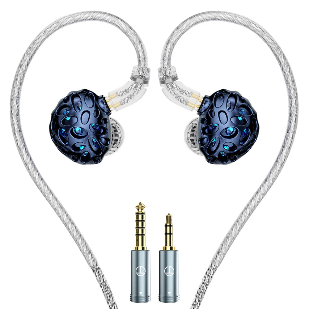 TRN Whale Shark Hybrid Earphones Triple Dynamic + Planar  In-Ear Monitors headphones