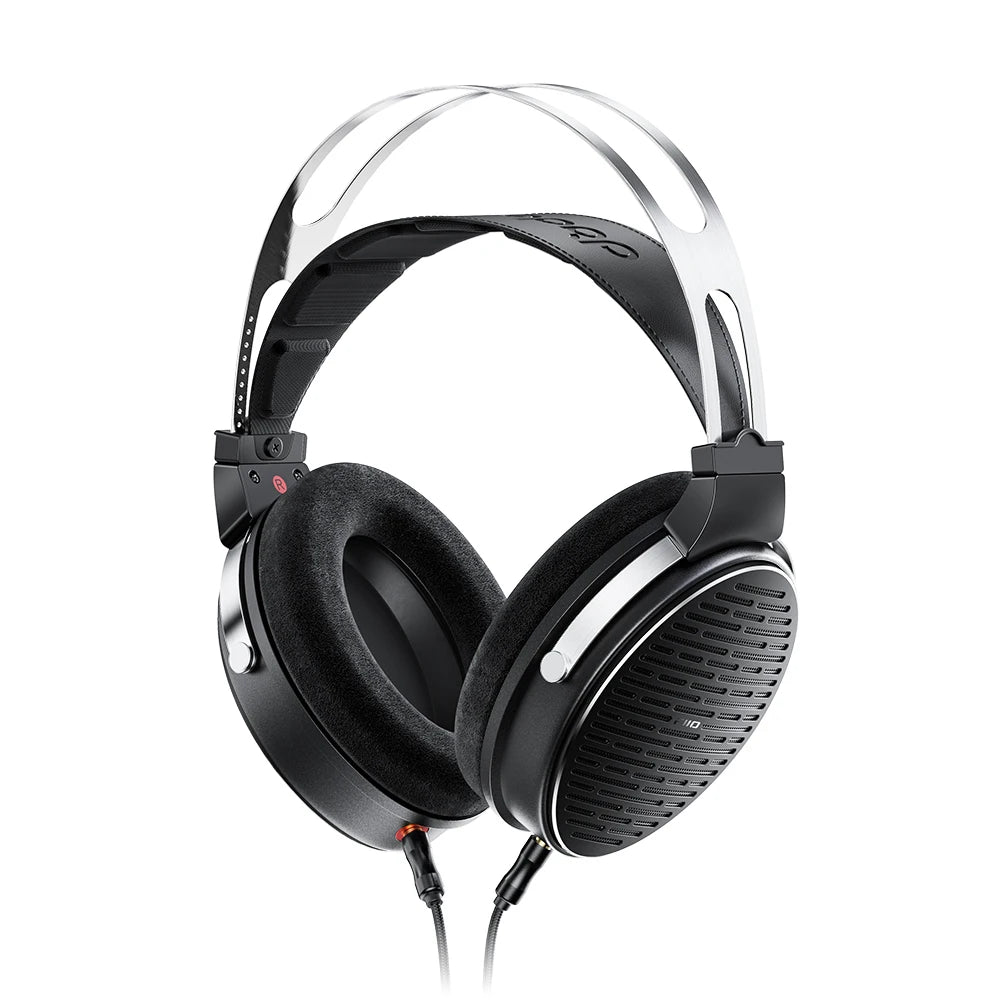 Auriculares circumaurales abiertos con cable FiiO JT3, driver dinámico de 50mm HiFi y cable desmontable