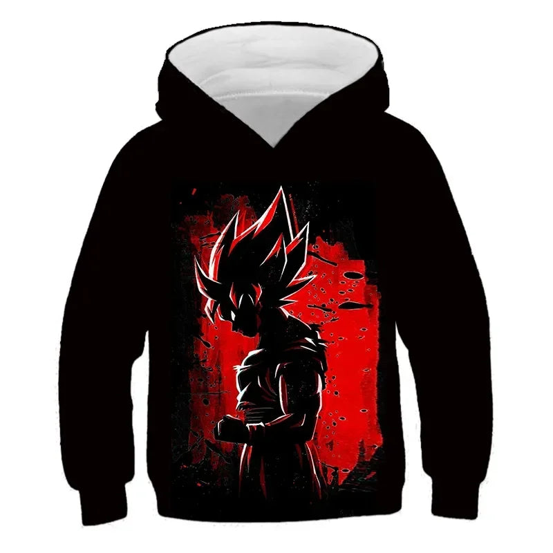 2025 Autumn Cool Dragon Ball Z Kids Boys Sweatshirts Children Casual Boy Hoodies Pullover Anime Dragon Ball Hoodie Hooded Coats. Produit gaming premium Fraquane, produits de luxe, nouvelle génération, équipement gamer