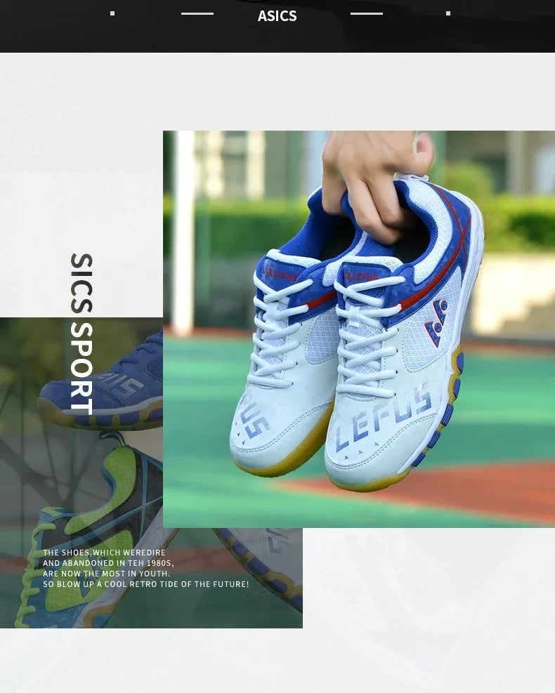 Men’s Table Tennis Shoes High-Quality Sneakers Outdoor Competition Golf Shoes Wear-Resistant Indoor Boys’ Training Volleyball Shoes