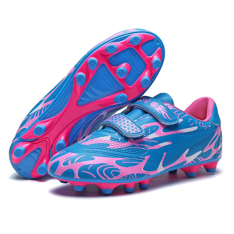 Kinder-Fußballschuhe für die Schule, professionelle Fußballstollen für Rasen, Trainings-Sportschuhe für Jungen, Outdoor- und Futsal-Fußballschuhe 28-38