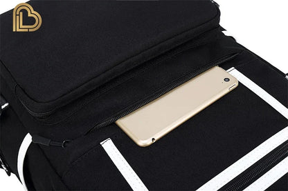 Ultima Knight F-Fortnited Battle Royale Rucksack mit USB-Ladeanschluss, Anime-Figuren und Studienfach für Schreibwaren für Schüler