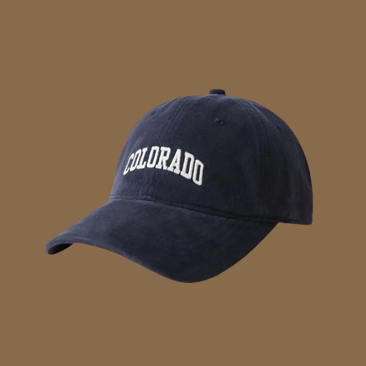 Cotton Baseball Caps for Women and Men Letter “COLORADO” Embroidery Hats Summer Sun Hat Fashion Snapback Cap Unisex