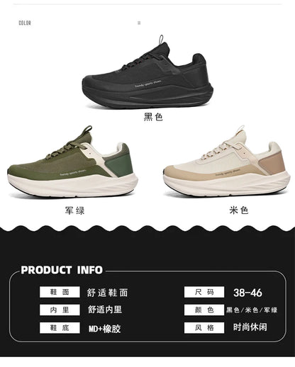 Men Running Shoes Marathon Specialty Sports Breathable Lightweight Women's Comfortable Non-slip Leisure Sneakers Plus Size 38-46