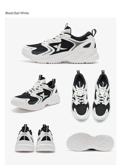 Xtep Casual Shoes For Men Summer Durability Men's Sports Shoes Wear-Resistant Lace Up Non-Slip Outdoor Shoes 876219320026
