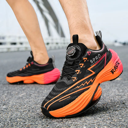 Baskets décontractées respirantes pour hommes, chaussures de course de luxe, mocassins à la mode, chaussures de course pour hommes