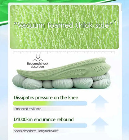 Onemix New Original Men’s Running Sports Shoes Shock Absorption Soft Lightweight Breathable Mesh Non-Slip Cushioning Sneakers