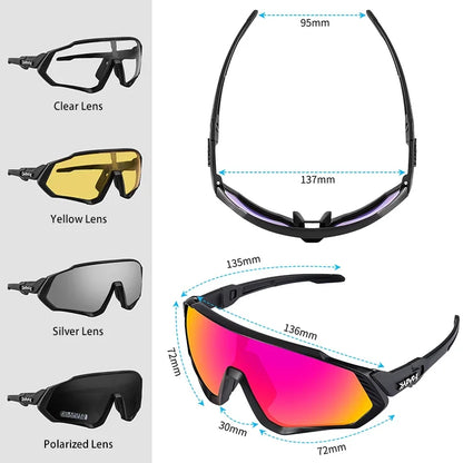 Kapvoe Men Brand Fishing Mountainee Cycling Sunglasses Women Road Bike Goggles Bicycle Glasses Cycling Eyewear Oculos Ciclismo
