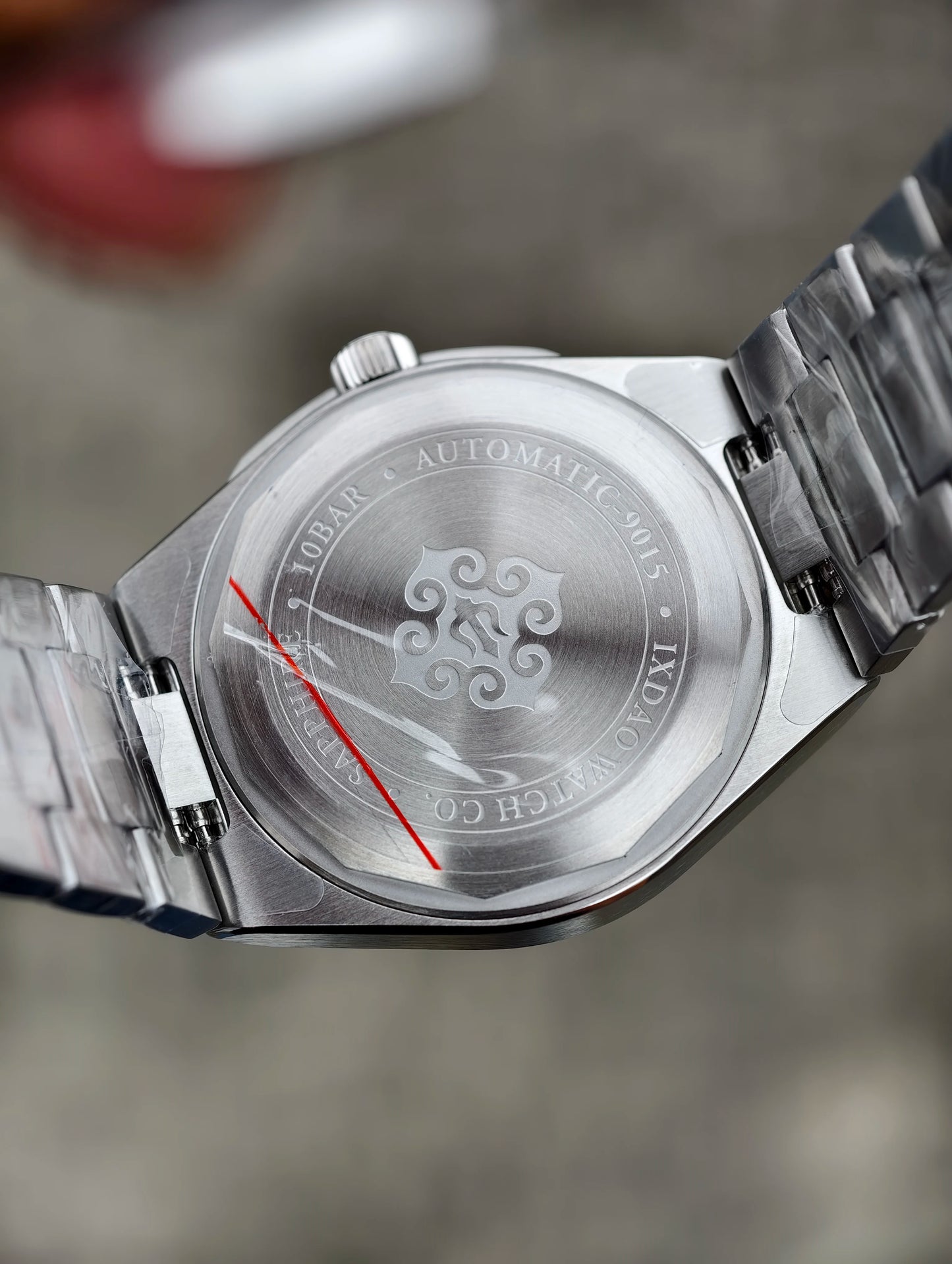 IX&DAO 2026 New Warrior 37mm Men's Automatic Mechanical Watch Enamel Plate Miyota 9015 Sapphire Stainless Steel Waterproof 10 Bar