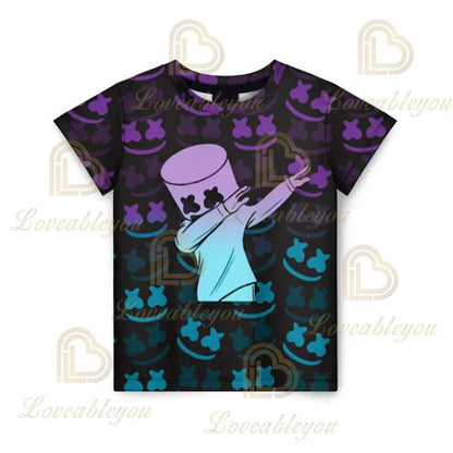 Battle Royale T-Shirt Fortnite T-Shirt Victory Cartoon-Oberteile Teenager-Kleidung Kinder Hero Game Fortress Night 3D Jungen Mädchen T-Shirt