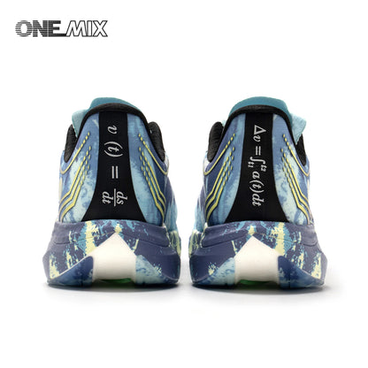 ONEMIX Sapatilhas de Corrida de Maratona em Nylon Carbon Board, Alívio de Impacto, Suporte Estável Profissional, Ressalto Ultraligeiro