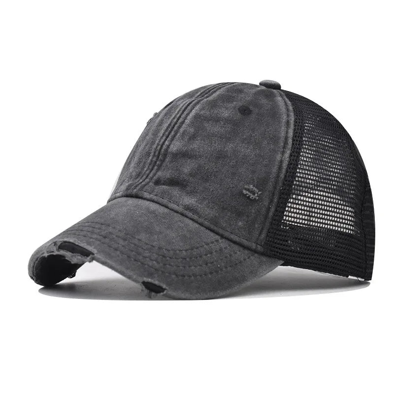 Distressed Baseball Cap Dad Hats for Men Women Vintage Washed Cotton soft crown Hat Adjustable Low Profile Unisex Style Headwear