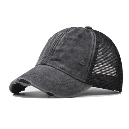 Distressed Baseball Cap Dad Hats for Men Women Vintage Washed Cotton soft crown Hat Adjustable Low Profile Unisex Style Headwear