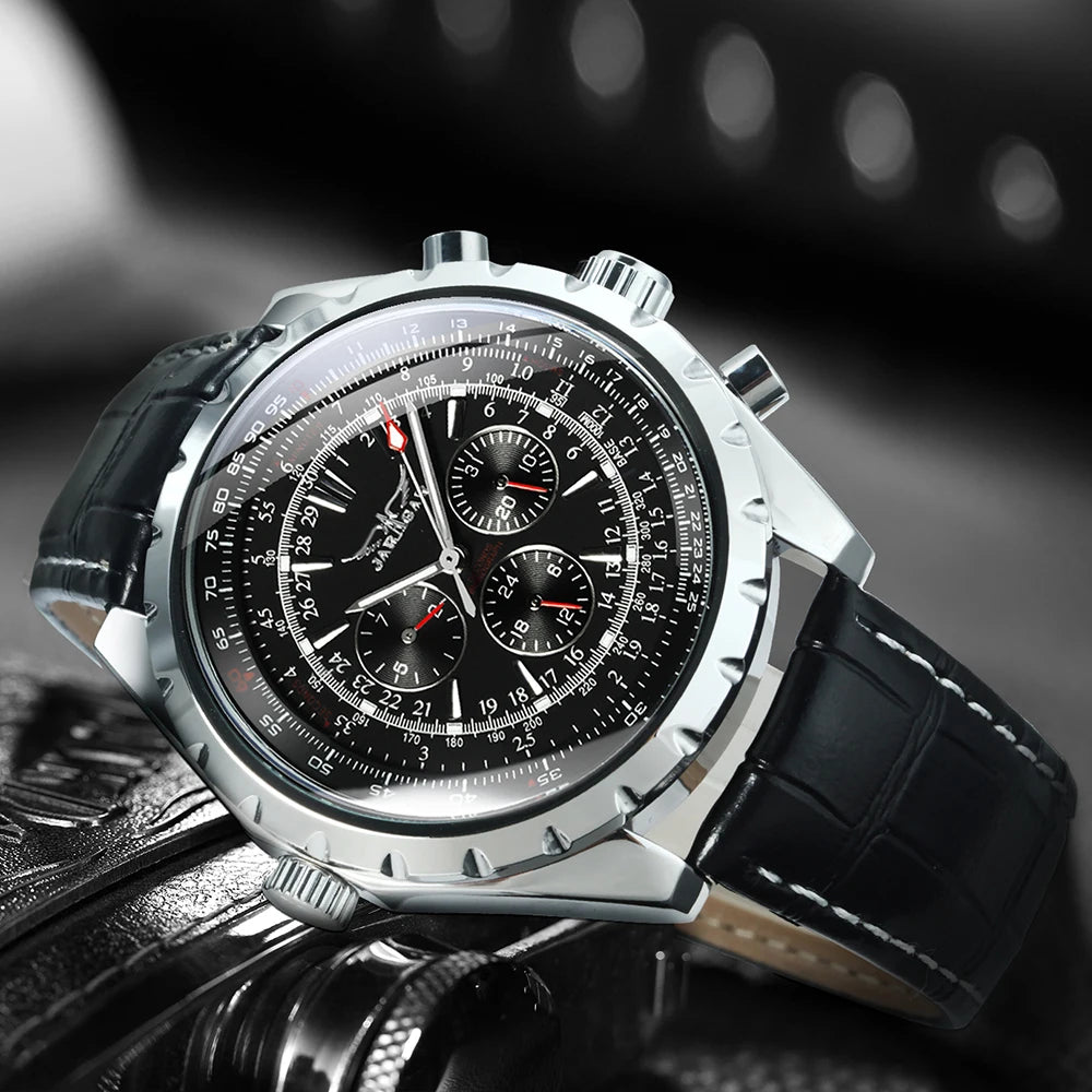 JARAGAR 212 Men’s Automatic Mechanical Watch – Fashion, Business, Luxury, Week Calendar – Men’s Watch – Premium Gift – Reloj Hombre