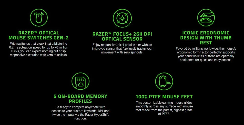 Razer Basilisk V3 Wired Gaming Mouse, 26000 DPI RGB Optical Gaming Mouse with 11 Programmable Buttons for PC & Laptop