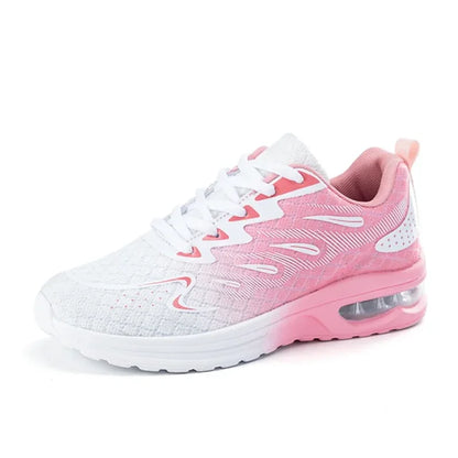 Sneaker Women Walking Shoes Women's Fashion Air Cushion Mesh Breathable Tennis Sport Shoes