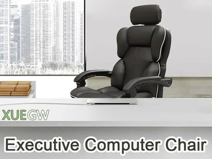 Ergonomic Office Chair High Back with Adjustable Lumbar Support Retractable Footrest Reclining Desk Chair for Home or Office Use
