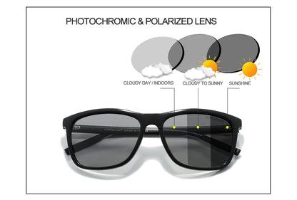KINGSEVEN Aluminum Frame Sunglasses Men Polarized Photochromic Sun glasses Women's Glasses Accessories Driving Sunglasses