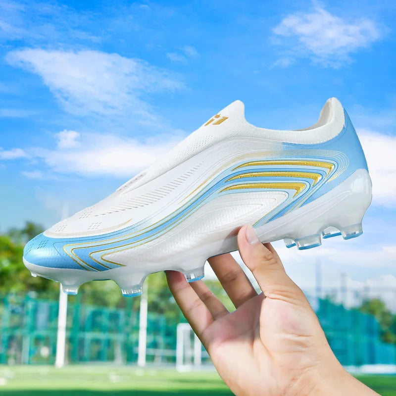 Nouvelles chaussures de football pour hommes TF/FG, chaussures de football professionnelles de haute qualité, chaussures de futsal unisexes pour femmes, vente chaude, crampons ultralégers, baskets.