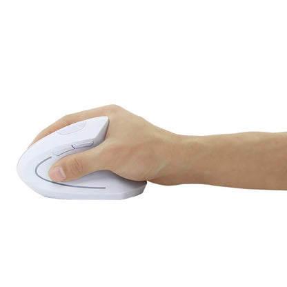 Nuovo mouse verticale wireless 2.4GHz con DPI regolabile, ottico ed ergonomico per il polso, con retroilluminazione gaming, per laptop, tablet, Mac e iPad