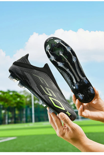 New Men's Football Boots Turf Comfortable Ultralight Soccer Shoes Non-Slip Sport FG Grass Cleats Futsal Indoor Adult Non-Slip