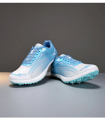 High Quality Men Women Track and Field Shoes Youth Anti-Slip Sneakers Outdoor Professional Jumping Running Shoes Student Trainers