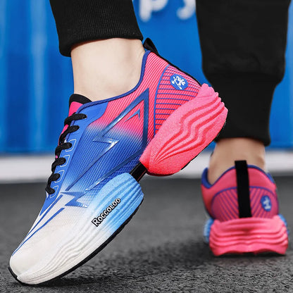 Zapatillas deportivas de alto rebote para pareja, profesionales para maratón, cómodas para jogging, con amortiguación, antideslizantes y para carreras