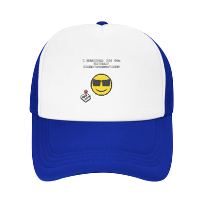 Fashion I Survived The 90s Without Microtransactions Funny Gaming Meme  Mesh baseball cap  Gorra Brand Cap