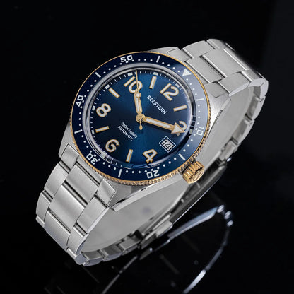 Sugess Diving Watch for Men Automatic Mechanical Wristwatches 20ATM Waterproof Sapphire NH35A Movement BGW9 Luminous New S434-2