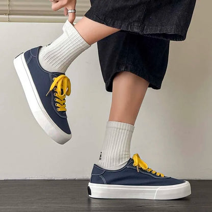 Hot Sale Men's Sports Casual Shoes Hot-Selling Male Skateboard Footwear Fashion Sneakers Daily Male Walking Shoes Canvas Flats