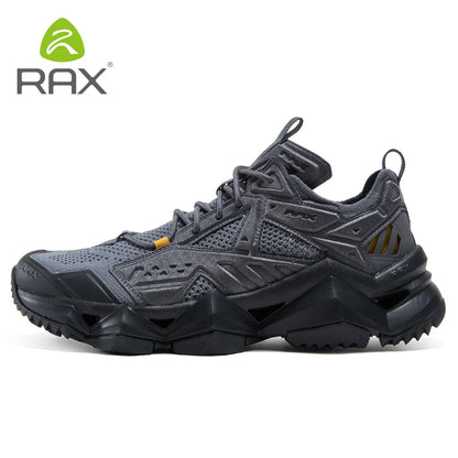 RAX Winter Men's and Women's Hiking Shoes Snow Boots Waterproof Leather Sports Shoes Super Warm Men's Outdoor Work Boots