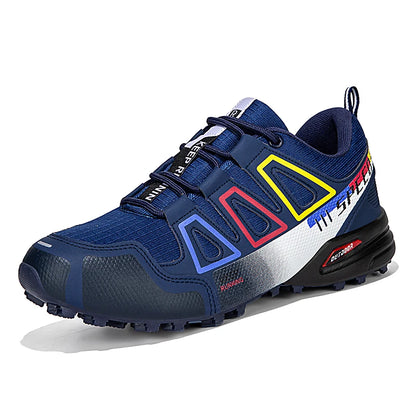 Unisex Outdoor Hiking Shoes Lace-Up Non-Slip Lightweight Men Tactical Training Sports Shoes Women Lockless Casual Cycling Shoes