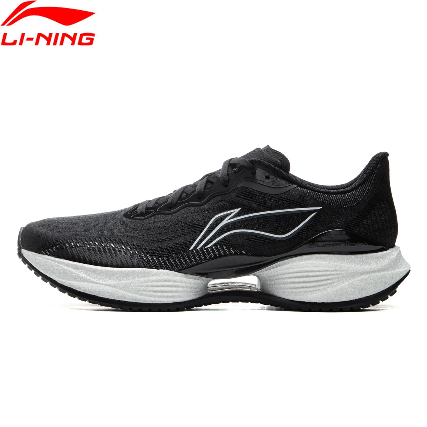 Li-Ning Men's SUPER LIGHT 22 Light Running Shoes BOOM FIBER Cushion TEMPO BOUNCE Li-Ning Breathable Anti-Slip Sneakers ARBV001
