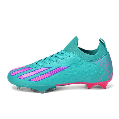 Professionelle Fußballschuhe für Herren, knöchelhoch, für Naturrasen, Unisex-Soccerschuhe mit langen FG-Stollen, Chuteira Society