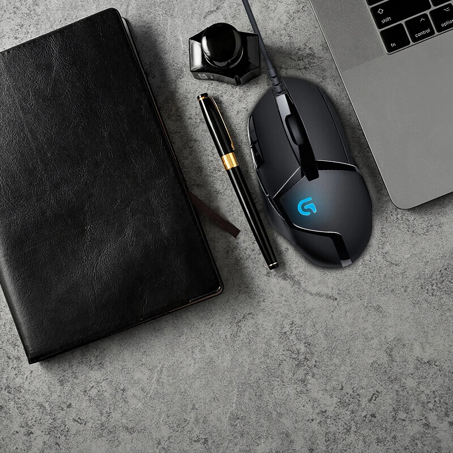 Logitech (G) G402 ratón gaming con cable para e-sports, ratón mecánico con programación de macros, CSGO, Eating Chicken, competitivo para ordenador