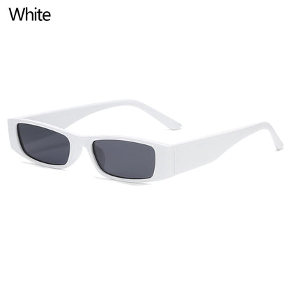 Small Rectangle Sunglasses Women Men Retro Narrow Frame Leopard Vintage Square Sun Glasses Female Punk Cat Eye Eyewear Oculos